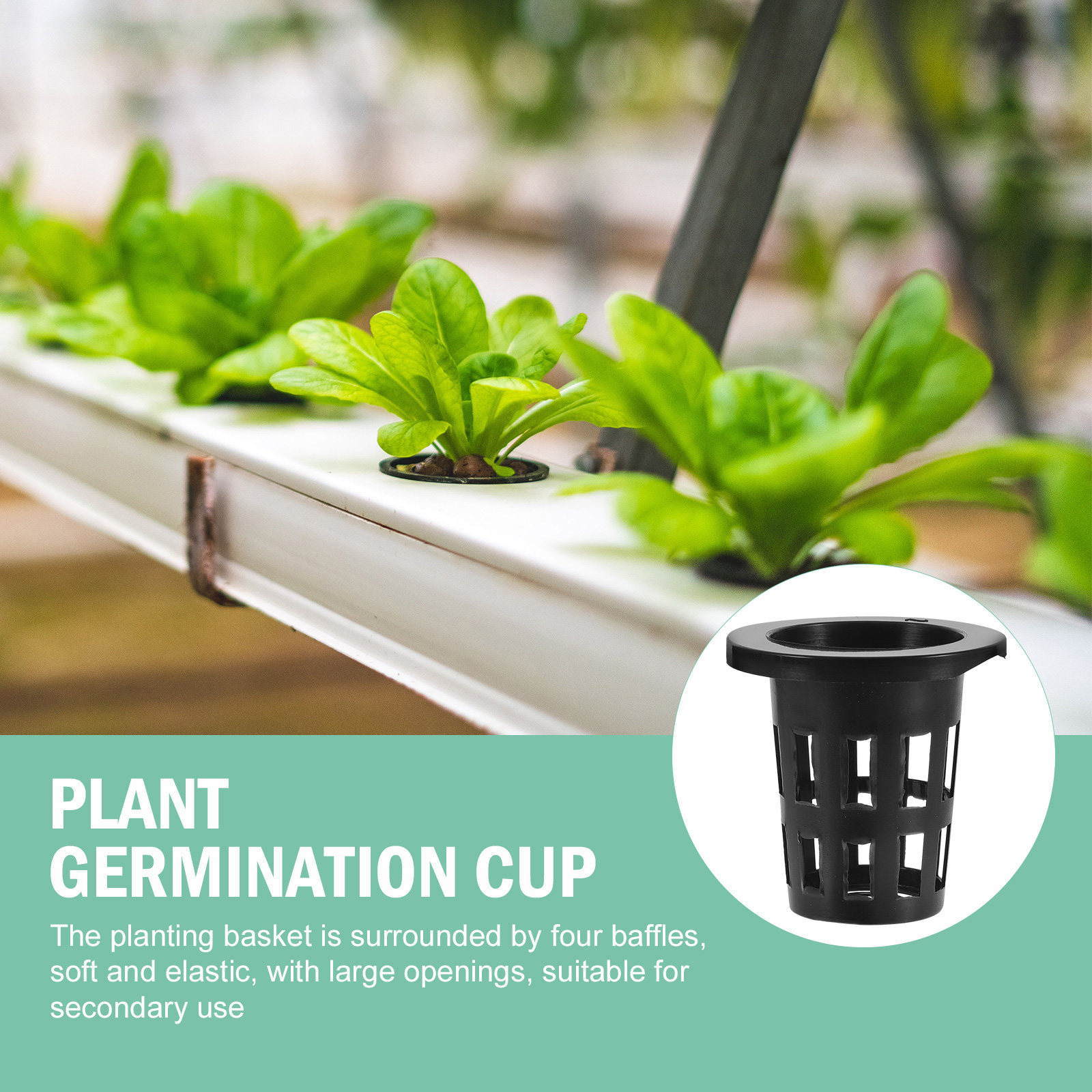 50 шт. пластиковых корзин для  – обзор и цена Plant Pot