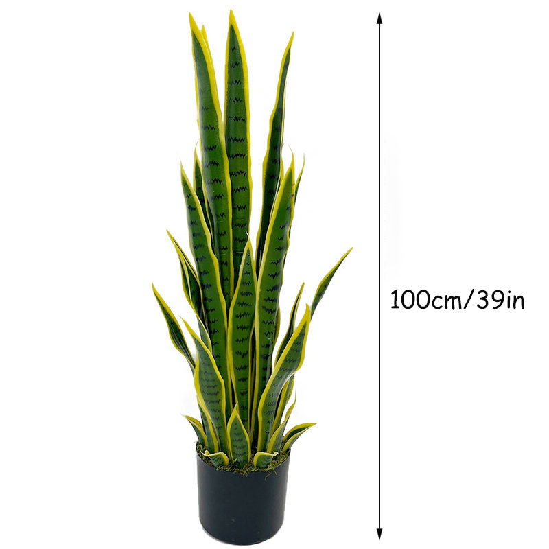 Искусственная сансевиерия (плю – обзор и цена Snake Plant