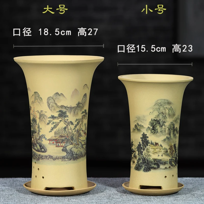 Фиолетовый песочный цветочный  – обзор и цена Terracotta Pot