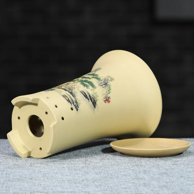 Фиолетовый песочный цветочный  – обзор и цена Terracotta Pot