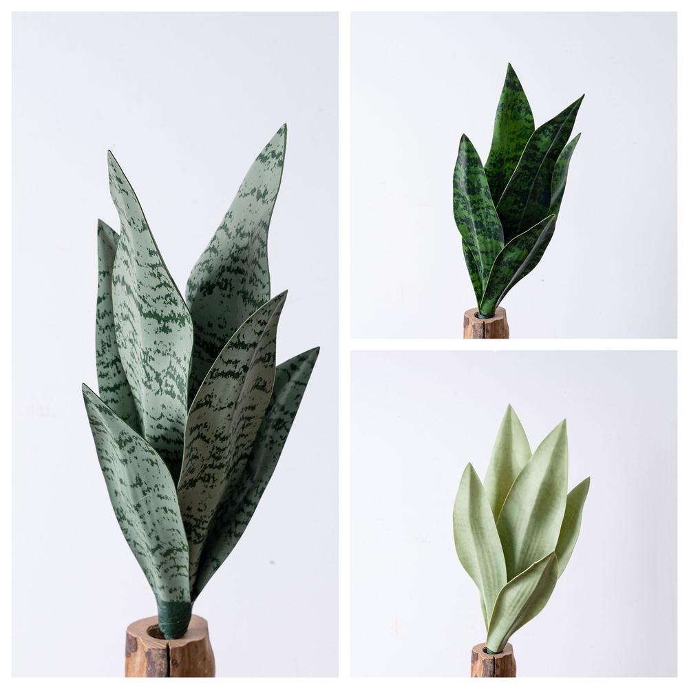 Искусственная зелень из ПВХ в  – обзор и цена Snake Plant